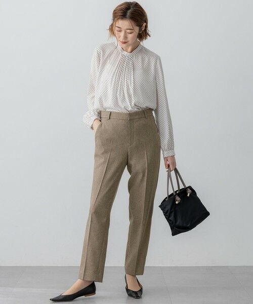 S size ONWARD(小さいサイズ) / エスサイズオンワード シャツ・ブラウス | 【洗える】グラデーションドットプリント ブラウス | 詳細1