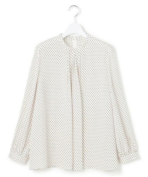 S size ONWARD(小さいサイズ) / エスサイズオンワード シャツ・ブラウス | 【洗える】グラデーションドットプリント ブラウス | 詳細3