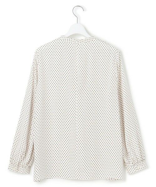 S size ONWARD(小さいサイズ) / エスサイズオンワード シャツ・ブラウス | 【洗える】グラデーションドットプリント ブラウス | 詳細4