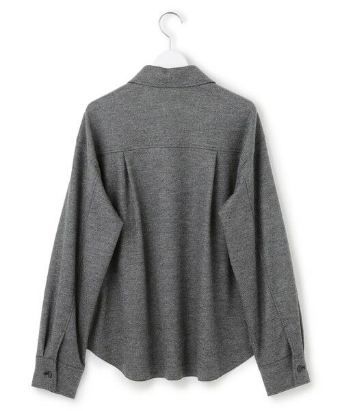 S size ONWARD(小さいサイズ) / エスサイズオンワード シャツ・ブラウス | 【滝沢眞規子さん着用/VERY掲載/洗える】ウールミルドジャージー シャツ | 詳細13