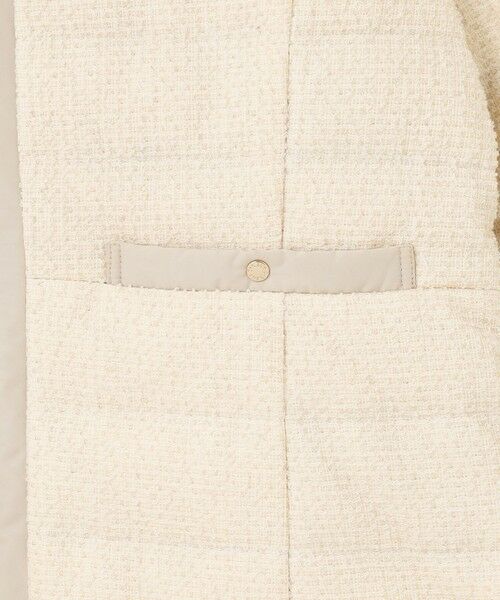 S size ONWARD(小さいサイズ) / エスサイズオンワード ダウンジャケット・ベスト | 【2WAY】ツイードノーカラー ダウンジャケット | 詳細11