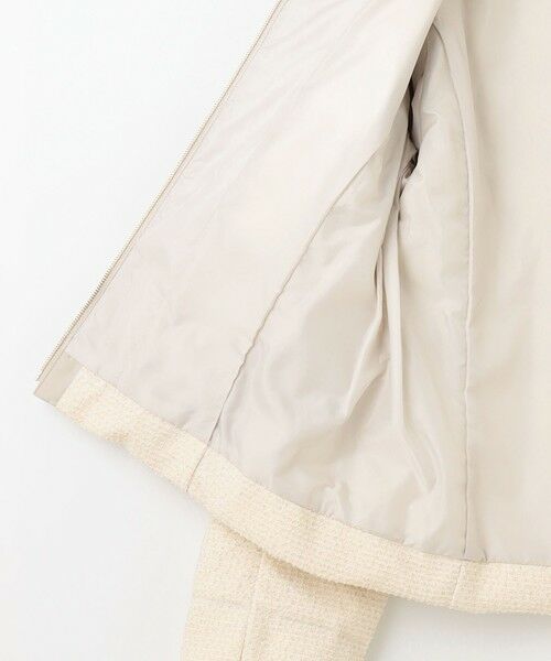 S size ONWARD(小さいサイズ) / エスサイズオンワード ダウンジャケット・ベスト | 【2WAY】ツイードノーカラー ダウンジャケット | 詳細14