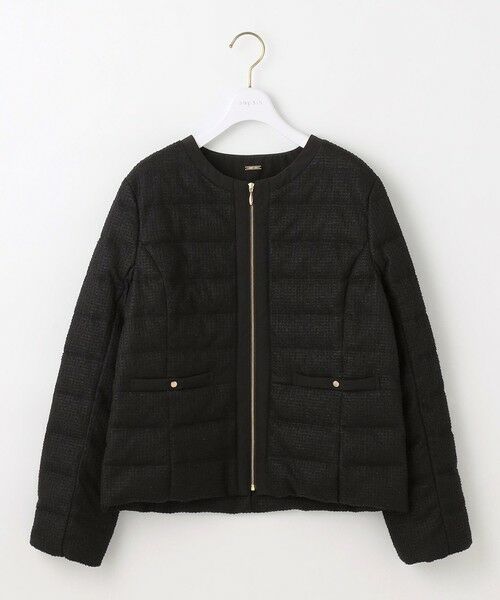 S size ONWARD(小さいサイズ) / エスサイズオンワード ダウンジャケット・ベスト | 【2WAY】ツイードノーカラー ダウンジャケット | 詳細21