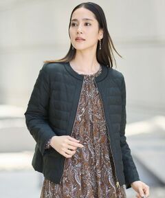 S size ONWARD(小さいサイズ) / エスサイズオンワード ダウンジャケット・ベスト | 【カタログ掲載】ライトダウンリバーシブルノーカラー ジャケット