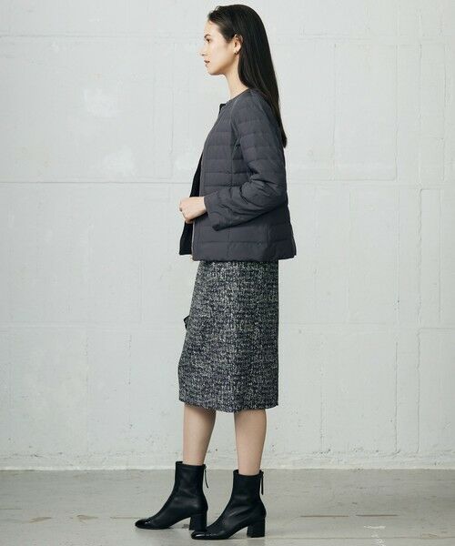 S size ONWARD(小さいサイズ) / エスサイズオンワード ダウンジャケット・ベスト | 【カタログ掲載】ライトダウンリバーシブルノーカラー ジャケット | 詳細9