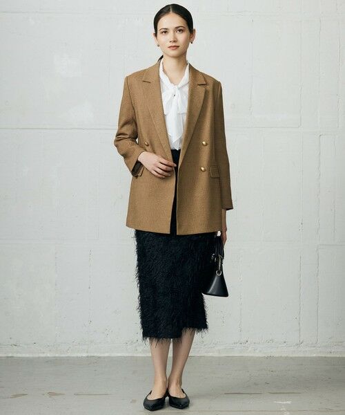 S size ONWARD(小さいサイズ) / エスサイズオンワード その他アウター | 【SHIHOさん着用】シルクネップツイード ジャケット | 詳細6