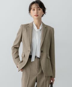 S size ONWARD(小さいサイズ) / エスサイズオンワード テーラードジャケット | 【洗える】ウールライクカルゼ テーラード ジャケット