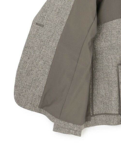 S size ONWARD(小さいサイズ) / エスサイズオンワード テーラードジャケット | 【洗える】ウールライクカルゼ テーラード ジャケット | 詳細11
