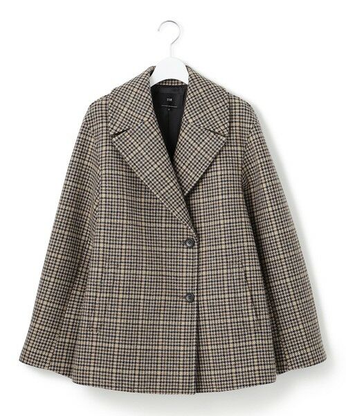 S size ONWARD(小さいサイズ) / エスサイズオンワード その他アウター | 【Oggi11月号掲載】ボンディング チェックツイード ジャコット | 詳細5