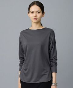 ブラウスライクジャージー カットソー