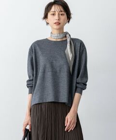 S size ONWARD(小さいサイズ) / エスサイズオンワード カットソー | 【洗える】ウールミルドジャージー フォルム カットソー