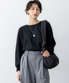 S size ONWARD(小さいサイズ) / エスサイズオンワード カットソー | 【洗える】ウールミルドジャージー フォルム カットソー