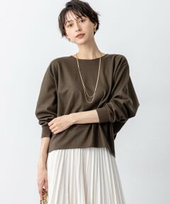 S size ONWARD(小さいサイズ) / エスサイズオンワード カットソー | 【洗える】ウールミルドジャージー フォルム カットソー