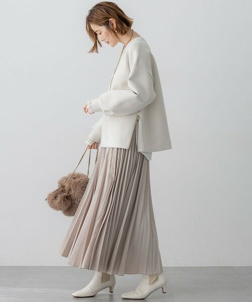 S size ONWARD(小さいサイズ) / エスサイズオンワード カットソー | 【洗える】ナチュラルコットンベア レースレイヤード カットソー | 詳細17