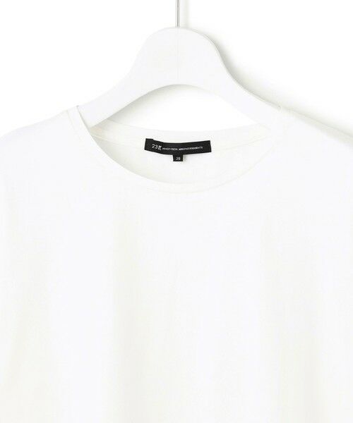 S size ONWARD(小さいサイズ) / エスサイズオンワード カットソー | 【洗える】ナチュラルコットンベア レースレイヤード カットソー | 詳細20