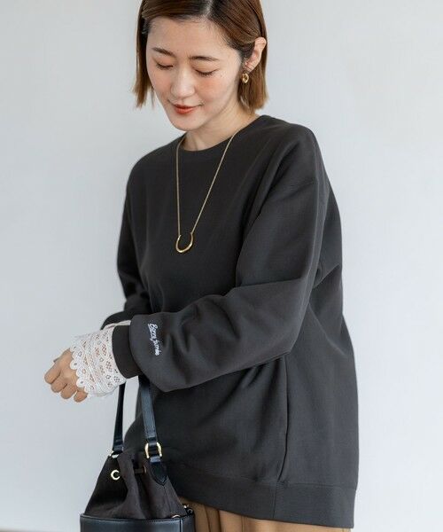 S size ONWARD(小さいサイズ) / エスサイズオンワード カットソー | 【洗える】ナチュラルコットンベア レースレイヤード カットソー | 詳細6