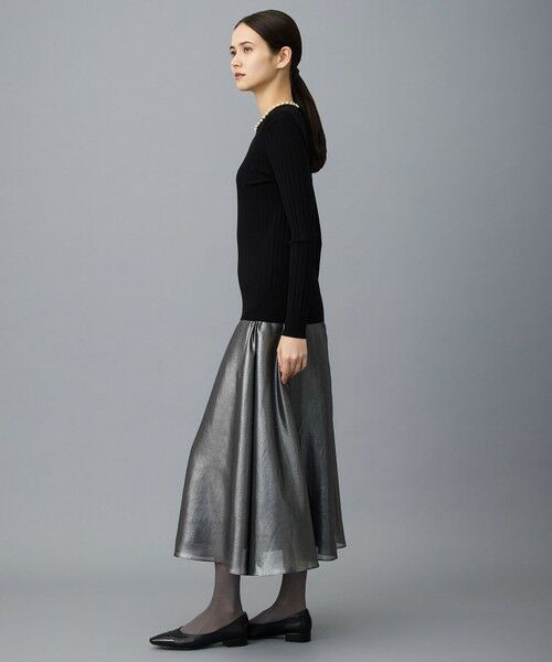 S size ONWARD(小さいサイズ) / エスサイズオンワード ニット・セーター | レーヨンストレッチリブインナー ニット | 詳細6