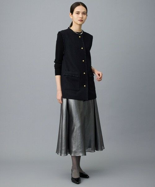 S size ONWARD(小さいサイズ) / エスサイズオンワード ニット・セーター | レーヨンストレッチリブインナー ニット | 詳細7