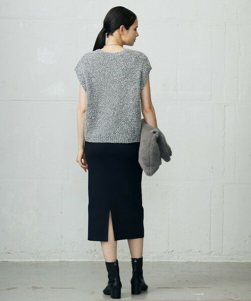 S size ONWARD(小さいサイズ) / エスサイズオンワード ベスト | 【カタログ掲載】ラメファンシーツイードニット ベスト | 詳細2