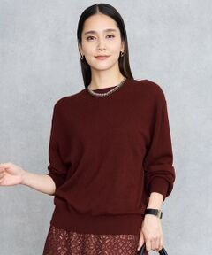 S size ONWARD(小さいサイズ) / エスサイズオンワード ニット・セーター | 【カタログ掲載】ファインウールカシミヤクルーネック ニット