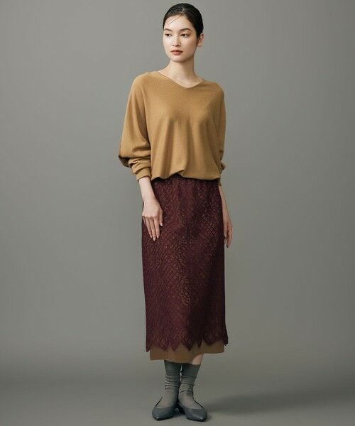 S size ONWARD(小さいサイズ) / エスサイズオンワード ニット・セーター | 【カタログ掲載】ファインウールカシミヤドルマンシルエット ニット | 詳細16