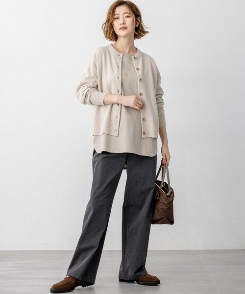 S size ONWARD(小さいサイズ) / エスサイズオンワード カーディガン・ボレロ | 【見上愛さん着用/STORY掲載】ピュアカシミヤ クルーネック カーディガン | 詳細10