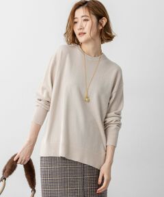 【見上愛さん着用/Oggi・STORY掲載】ピュアカシミヤ クルーネック ニット