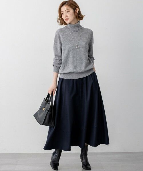 S size ONWARD(小さいサイズ) / エスサイズオンワード ニット・セーター | 【滝沢眞規子さん着用/Oggi掲載/洗える】ピュアカシミヤ タートルネック ニット | 詳細3