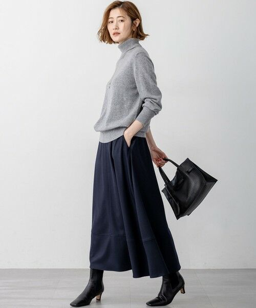 S size ONWARD(小さいサイズ) / エスサイズオンワード ニット・セーター | 【滝沢眞規子さん着用/Oggi掲載/洗える】ピュアカシミヤ タートルネック ニット | 詳細4