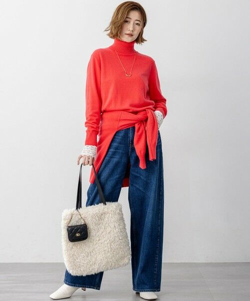 S size ONWARD(小さいサイズ) / エスサイズオンワード ニット・セーター | 【滝沢眞規子さん着用/Oggi掲載/洗える】ピュアカシミヤ タートルネック ニット | 詳細13