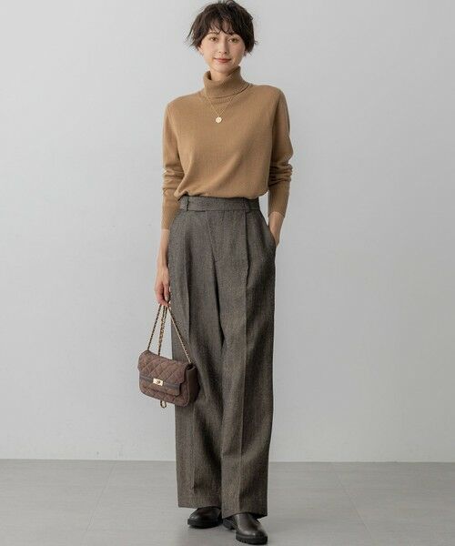 S size ONWARD(小さいサイズ) / エスサイズオンワード ニット・セーター | 【滝沢眞規子さん着用/Oggi掲載/洗える】ピュアカシミヤ タートルネック ニット | 詳細27