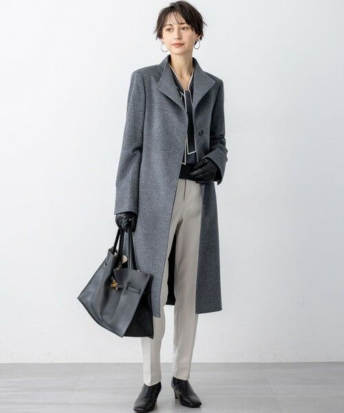 S size ONWARD(小さいサイズ) / エスサイズオンワード ニット・セーター | 【洗える】ウーステッドウール ボウタイ ニット | 詳細3