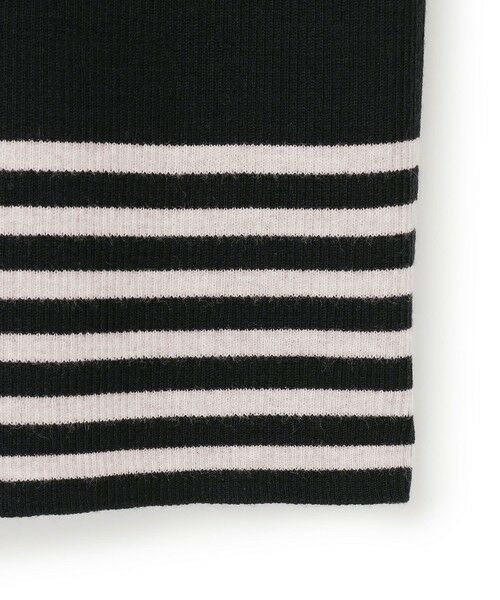 S size ONWARD(小さいサイズ) / エスサイズオンワード ニット・セーター | 【見上愛さん着用/VERY掲載/洗える】ウーステッドウール リブタートル ボーダー ニット | 詳細12