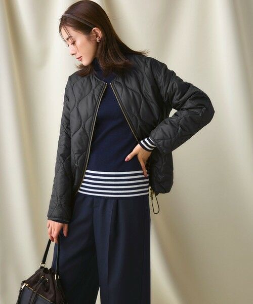 S size ONWARD(小さいサイズ) / エスサイズオンワード ニット・セーター | 【見上愛さん着用/VERY掲載/洗える】ウーステッドウール リブタートル ボーダー ニット | 詳細21