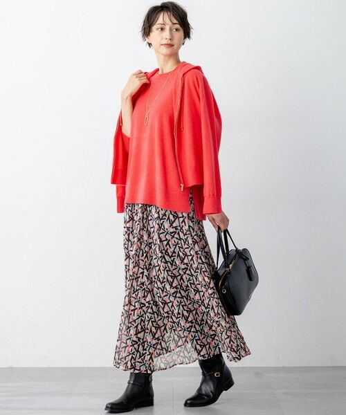 S size ONWARD(小さいサイズ) / エスサイズオンワード パーカー | 【見上愛さん着用/洗える】ピュアカシミヤ ジップアップ ニット パーカー | 詳細5