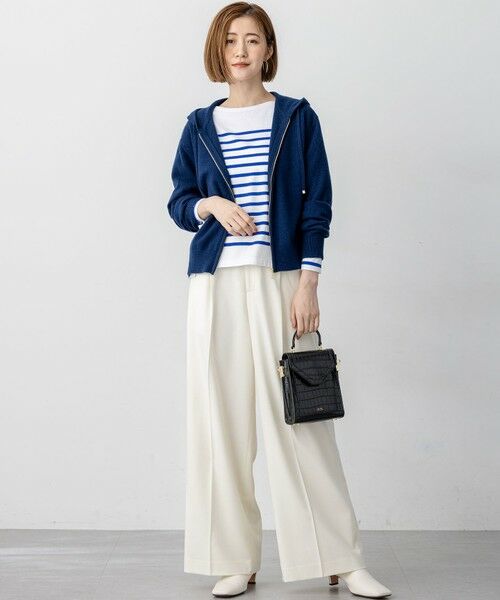 S size ONWARD(小さいサイズ) / エスサイズオンワード パーカー | 【見上愛さん着用/洗える】ピュアカシミヤ ジップアップ ニット パーカー | 詳細20