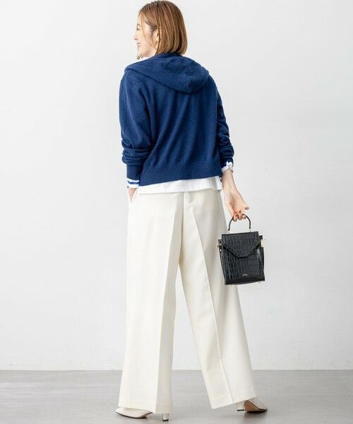 S size ONWARD(小さいサイズ) / エスサイズオンワード パーカー | 【見上愛さん着用/洗える】ピュアカシミヤ ジップアップ ニット パーカー | 詳細21