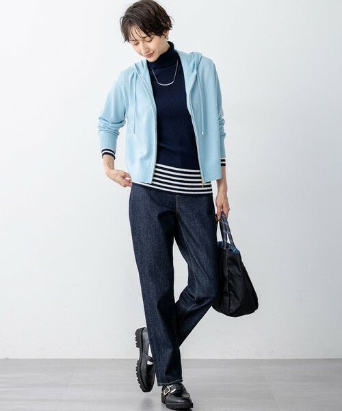 S size ONWARD(小さいサイズ) / エスサイズオンワード パーカー | 【見上愛さん着用/洗える】ピュアカシミヤ ジップアップ ニット パーカー | 詳細23