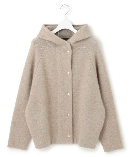 S size ONWARD(小さいサイズ) / エスサイズオンワード その他アウター | ラクーンブレンドダブルフェイス ニット フーディー | 詳細11