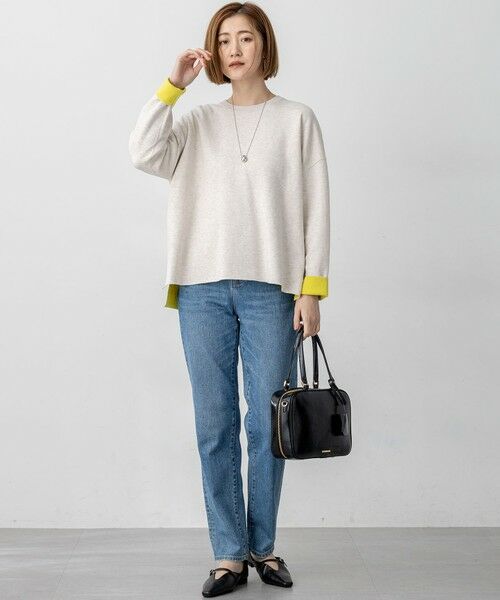 S size ONWARD(小さいサイズ) / エスサイズオンワード ニット・セーター | 【洗える】ダブルフェイス プルオーバー ニット | 詳細2