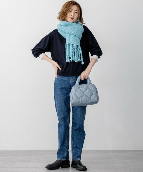 S size ONWARD(小さいサイズ) / エスサイズオンワード ニット・セーター | 【CLASSY.掲載/洗える】エンブロイダリー ジオメトリックレースコンビ ニット | 詳細19