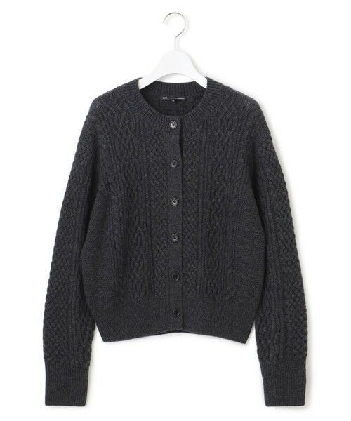 S size ONWARD(小さいサイズ) / エスサイズオンワード カーディガン・ボレロ | 【洗える】カシミヤブレンド ケーブルニットカーディガン | 詳細8