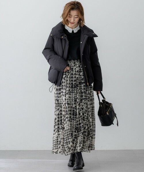 S size ONWARD(小さいサイズ) / エスサイズオンワード ニット・セーター | 【洗える】エンブロイダリー フラワーレースコンビ ニット | 詳細11