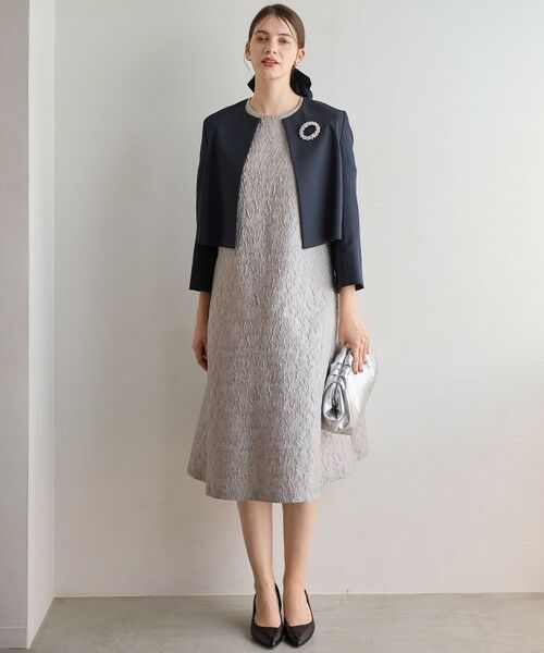 S size ONWARD(小さいサイズ) / エスサイズオンワード ドレス | 【APPLAUDIR】フラワージャカード ドレス | 詳細5