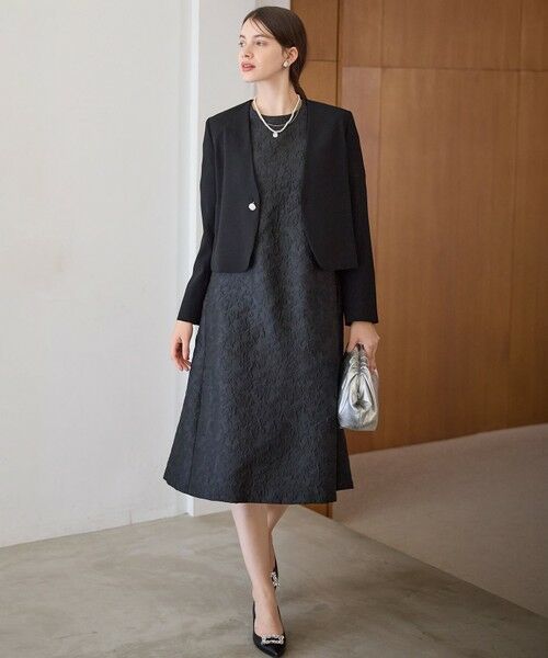 S size ONWARD(小さいサイズ) / エスサイズオンワード ドレス | 【APPLAUDIR】フラワージャカード ドレス | 詳細17