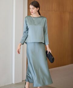 S size ONWARD(小さいサイズ) / エスサイズオンワード セットアップ | 【APPLAUDIR】ヴィンテージサテン セットアップ