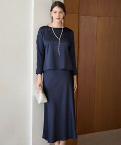 S size ONWARD(小さいサイズ) / エスサイズオンワード セットアップ | 【APPLAUDIR】ヴィンテージサテン セットアップ