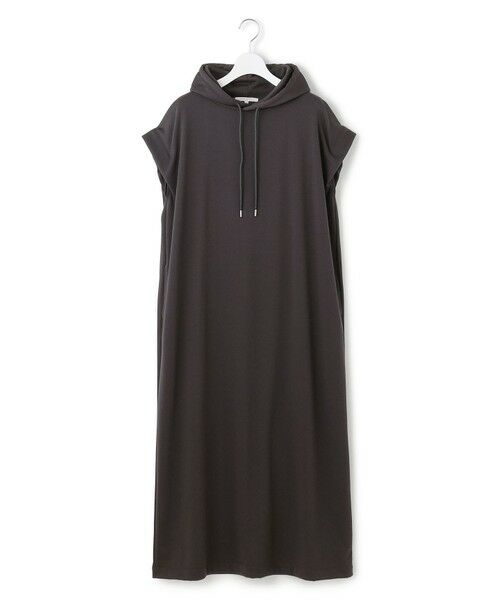 S size ONWARD(小さいサイズ) / エスサイズオンワード ロング・マキシ丈ワンピース | 【SLOW/一部店舗限定】コットンライクテリー フーディー ワンピース | 詳細2