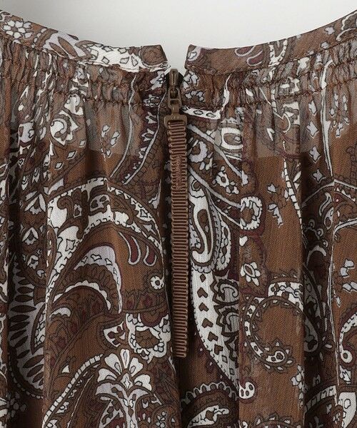 S size ONWARD(小さいサイズ) / エスサイズオンワード ロング・マキシ丈ワンピース | 【SHIHOさん着用】ペイズリープリント ワンピース | 詳細10