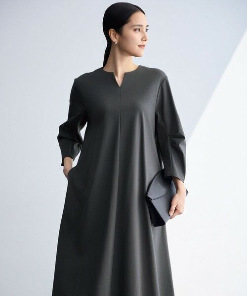 S size ONWARD(小さいサイズ) / エスサイズオンワード ロング・マキシ丈ワンピース | クリアーコットンポンチ ワンピース | 詳細1